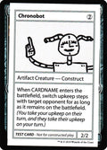 Chronobot – Rare Magic: The Gathering card from Mystery Booster Playtest Cards 2021 (#105)