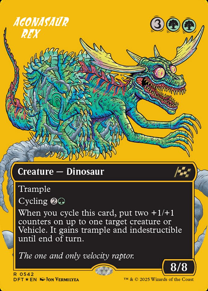 Agonasaur Rex – Rare Magic: The Gathering card from Aetherdrift (#542)