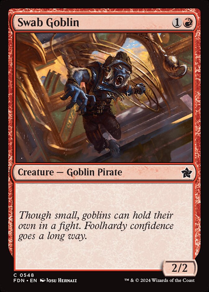 Swab Goblin – Common Magic: The Gathering card from Foundations (#548)