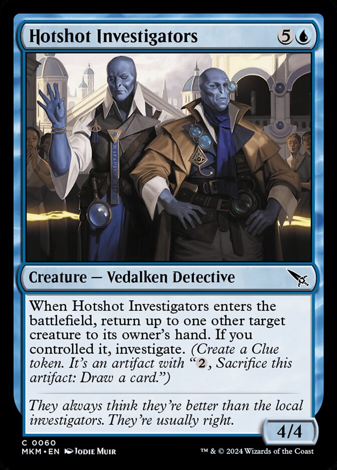 Hotshot Investigators – Common Magic: The Gathering card from Murders at Karlov Manor (#60)