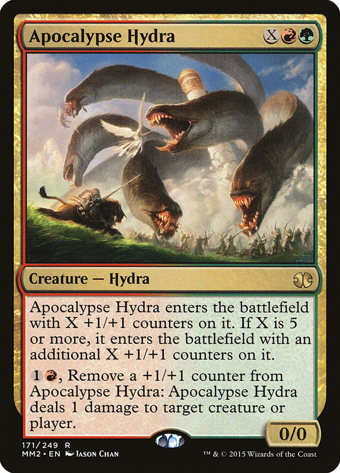 Apocalypse Hydra – Rare Magic: The Gathering card from Modern Masters 2015 (#171)