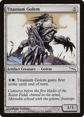 Titanium Golem – Common Magic: The Gathering card from Mirrodin (#263)