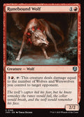Runebound Wolf – Uncommon Magic: The Gathering card from Innistrad Remastered (#168)
