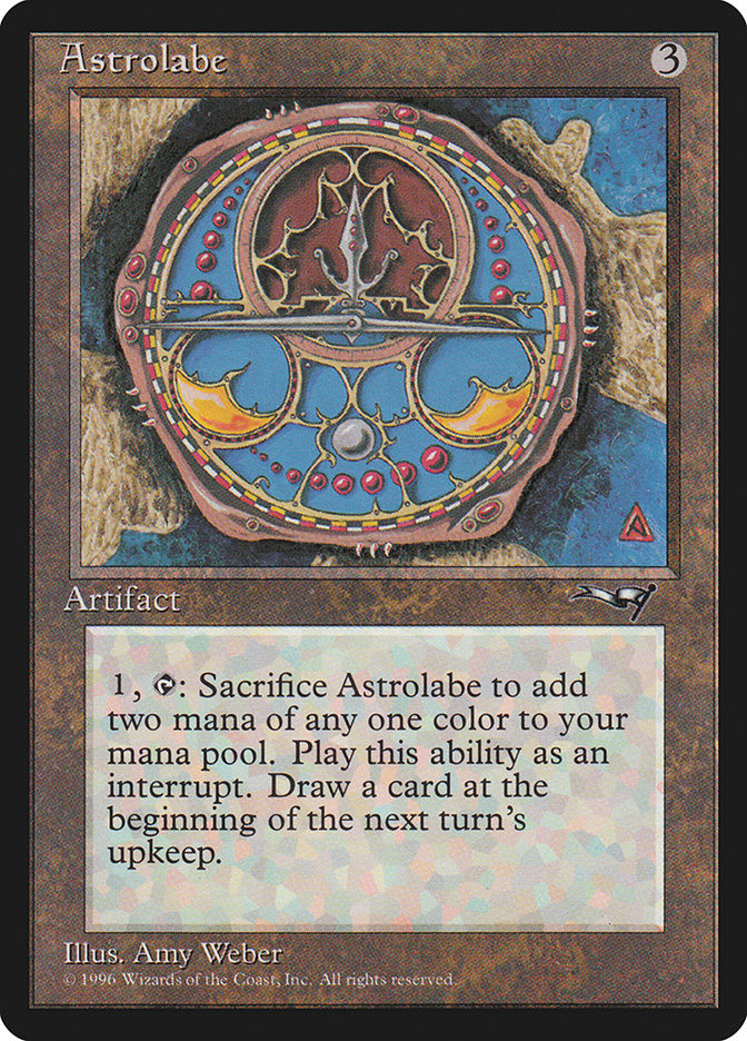 Astrolabe – Common Magic: The Gathering card from Alliances (#118b)