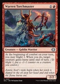 Warren Torchmaster – Uncommon Magic: The Gathering card from Lorwyn Eclipsed (#163)