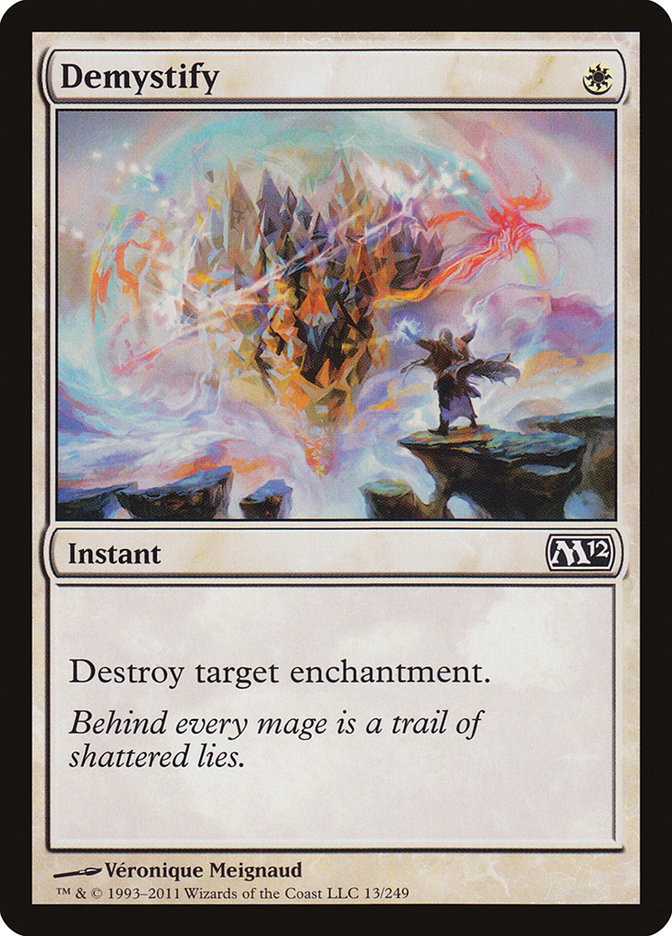 Demystify – Common Magic: The Gathering card from Magic 2012 (#13)
