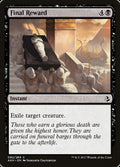 Final Reward – Common Magic: The Gathering card from Amonkhet (#92)