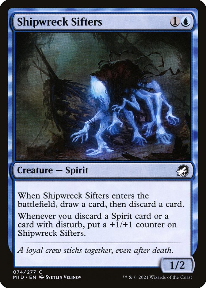 Shipwreck Sifters – Common Magic: The Gathering card from Innistrad: Midnight Hunt (#74)