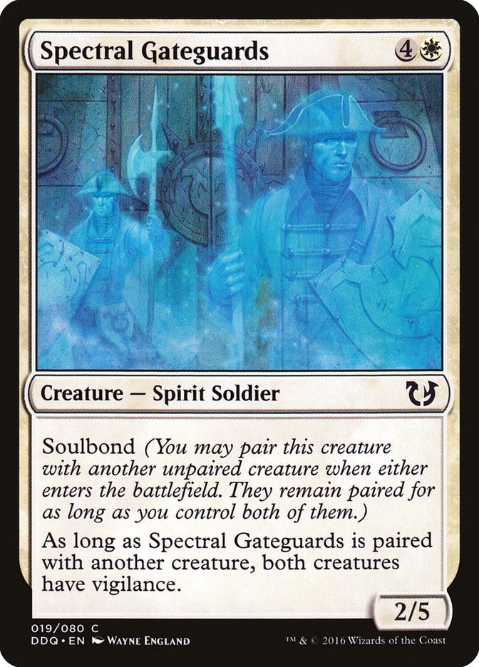Spectral Gateguards – Common Magic: The Gathering card from Duel Decks: Blessed vs. Cursed (#19)