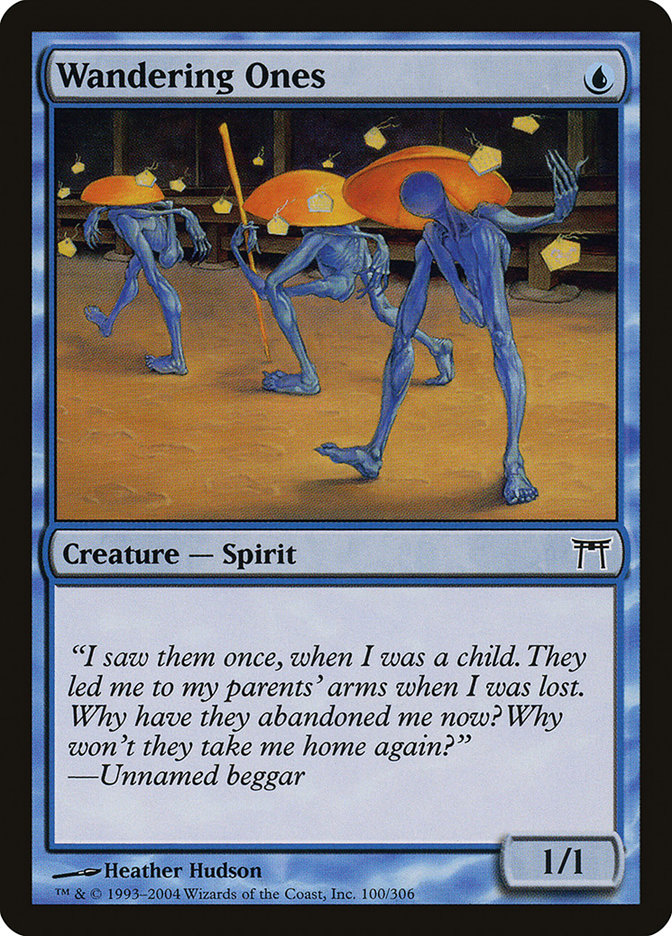 Wandering Ones – Common Magic: The Gathering card from Champions of Kamigawa (#100)