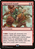 Aggravated Assault – Rare Magic: The Gathering card from Explorers of Ixalan (#25)