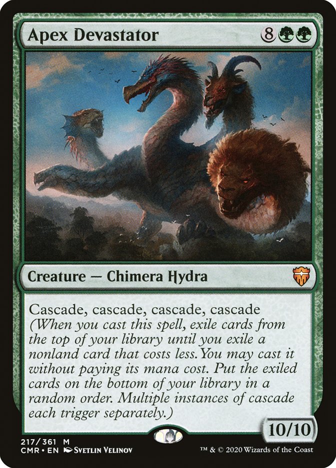 Apex Devastator – Mythic Magic: The Gathering card from Commander Legends (#217)