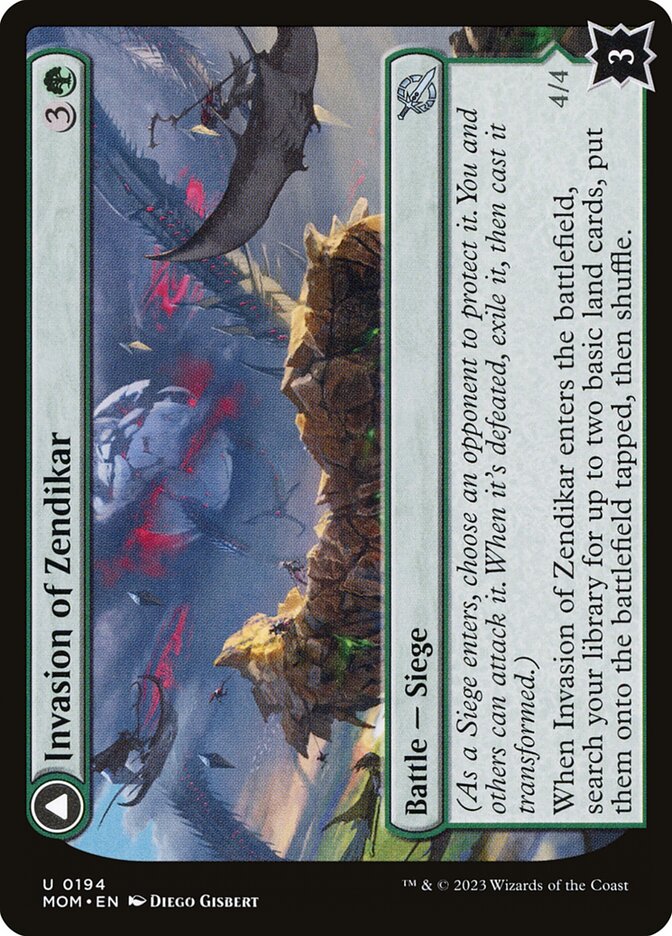 Invasion of Zendikar // Awakened Skyclave – Uncommon Magic: The Gathering card from March of the Machine (#194)