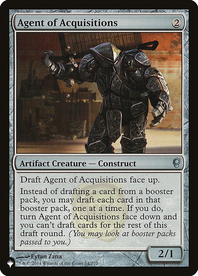 Agent of Acquisitions – Uncommon Magic: The Gathering card from The List (#CNS-54)
