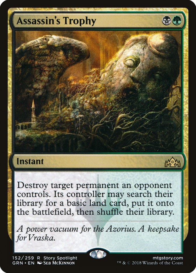 Assassin's Trophy – Rare Magic: The Gathering card from Guilds of Ravnica (#152)