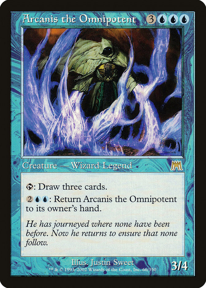 Arcanis the Omnipotent – Rare Magic: The Gathering card from Onslaught (#66)