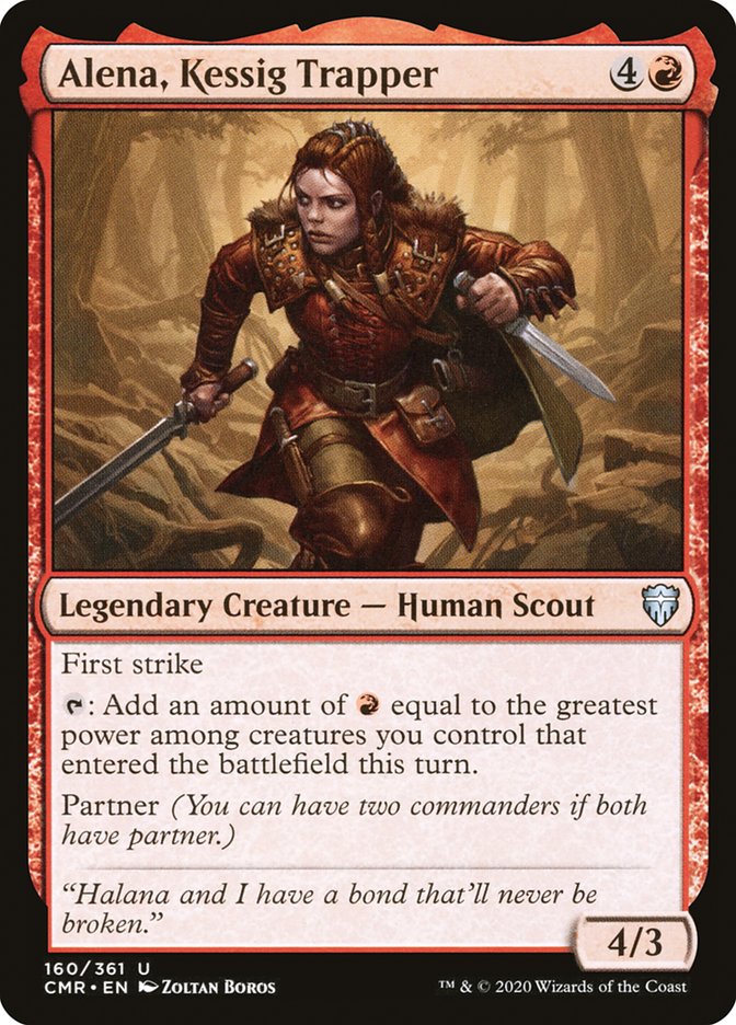 Alena, Kessig Trapper – Uncommon Magic: The Gathering card from Commander Legends (#160)