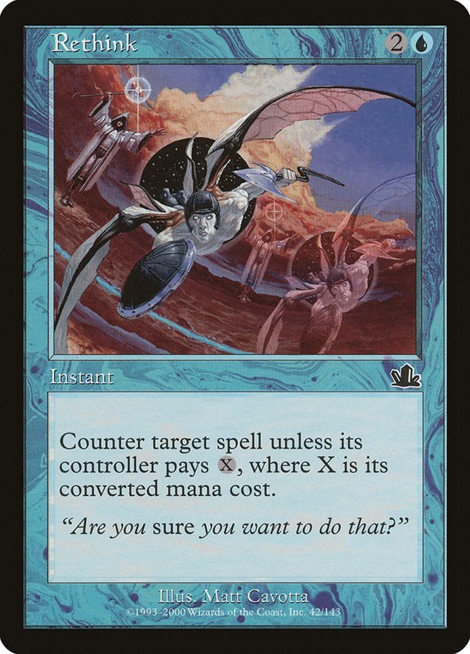 Rethink – Common Magic: The Gathering card from Prophecy (#42)