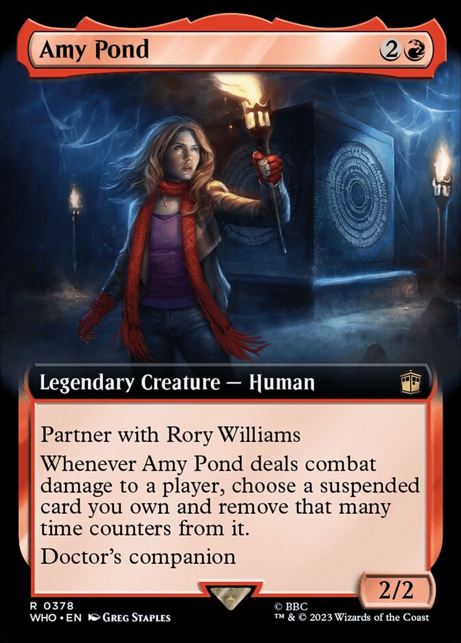 Amy Pond – Rare Magic: The Gathering card from Doctor Who (#378)