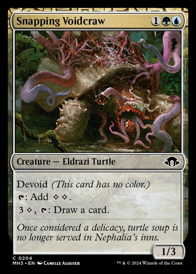 Snapping Voidcraw – Common Magic: The Gathering card from Modern Horizons 3 (#204)