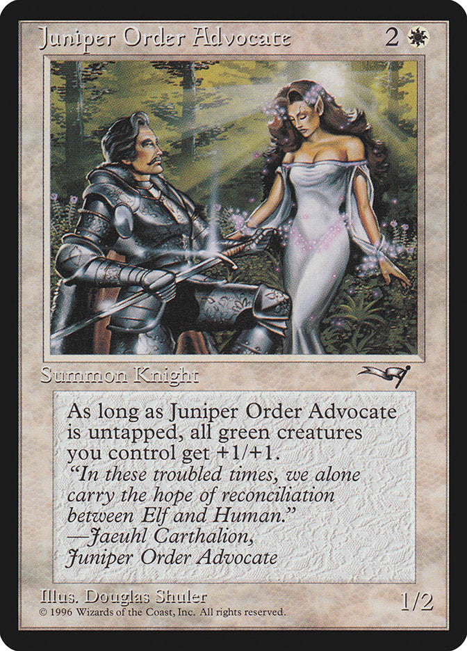 Juniper Order Advocate – Uncommon Magic: The Gathering card from Alliances (#6)