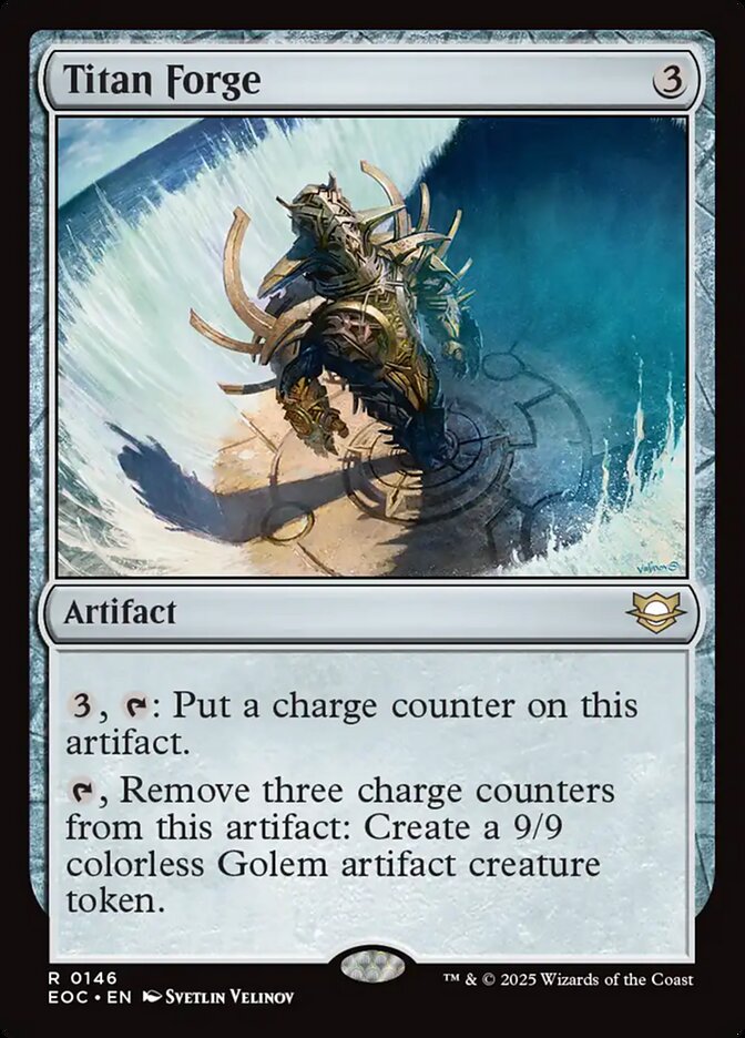 Titan Forge – Rare Magic: The Gathering card from Edge of Eternities Commander (#146)