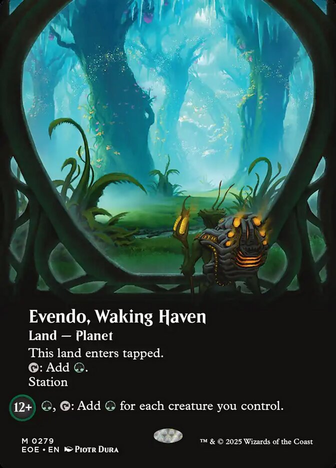 Evendo, Waking Haven – Mythic Magic: The Gathering card from Edge of Eternities (#279)