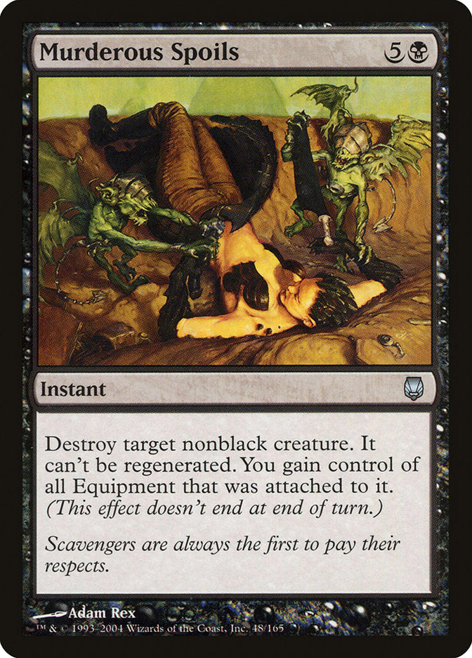 Murderous Spoils – Uncommon Magic: The Gathering card from Darksteel (#48)
