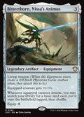 Bitterthorn, Nissa's Animus – Rare Magic: The Gathering card from Secrets of Strixhaven Commander (#343)