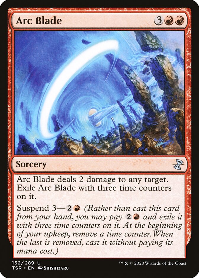 Arc Blade – Uncommon Magic: The Gathering card from Time Spiral Remastered (#152)
