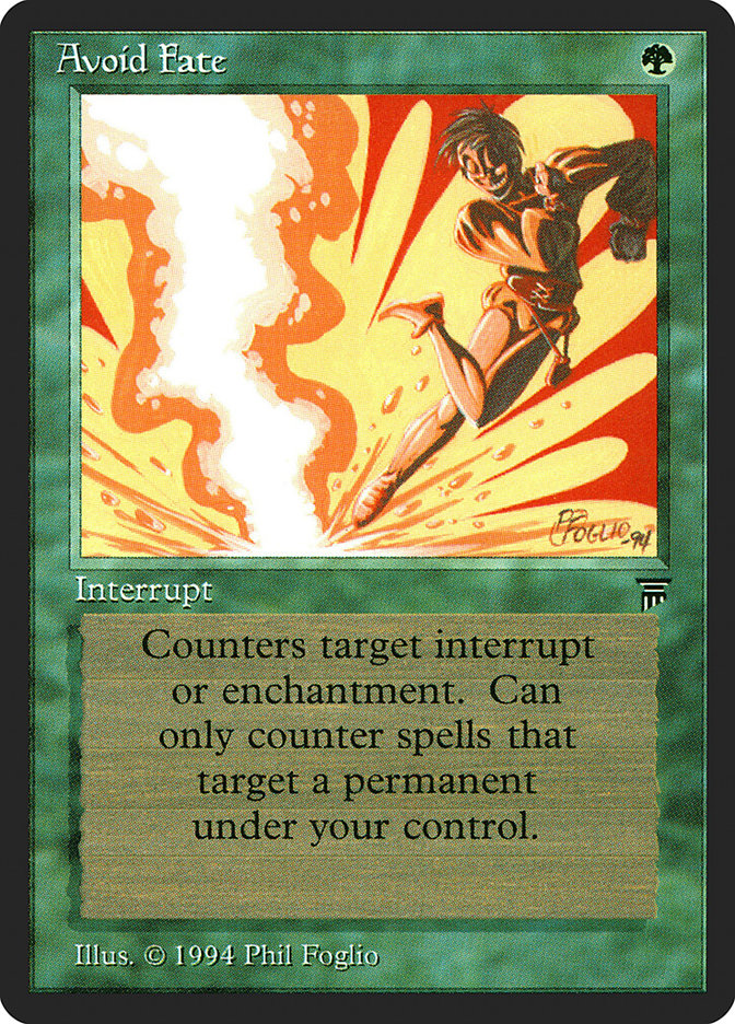 Avoid Fate – Common Magic: The Gathering card from Legends (#175)