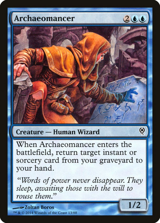 Archaeomancer – Common Magic: The Gathering card from Duel Decks: Jace vs. Vraska (#13)