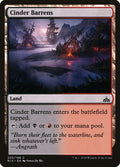 Cinder Barrens – Common Magic: The Gathering card from Rivals of Ixalan (#205)