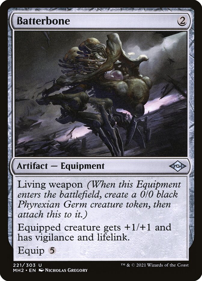 Batterbone – Uncommon Magic: The Gathering card from Modern Horizons 2 (#221)