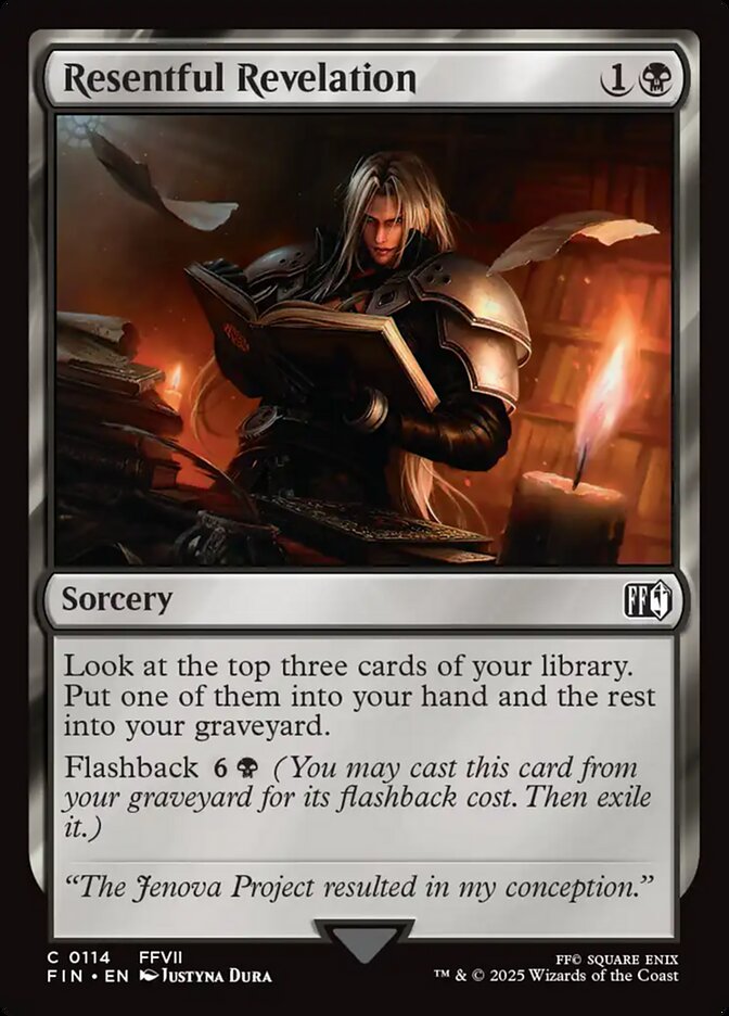 Resentful Revelation – Common Magic: The Gathering card from Final Fantasy (#114)