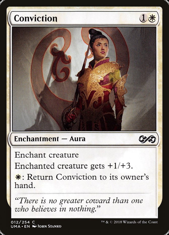 Conviction – Common Magic: The Gathering card from Ultimate Masters (#12)