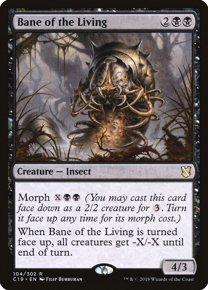 Bane of the Living – Rare Magic: The Gathering card from Commander 2019 (#104)
