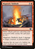 Magmatic Sinkhole – Common Magic: The Gathering card from Modern Horizons (#135)