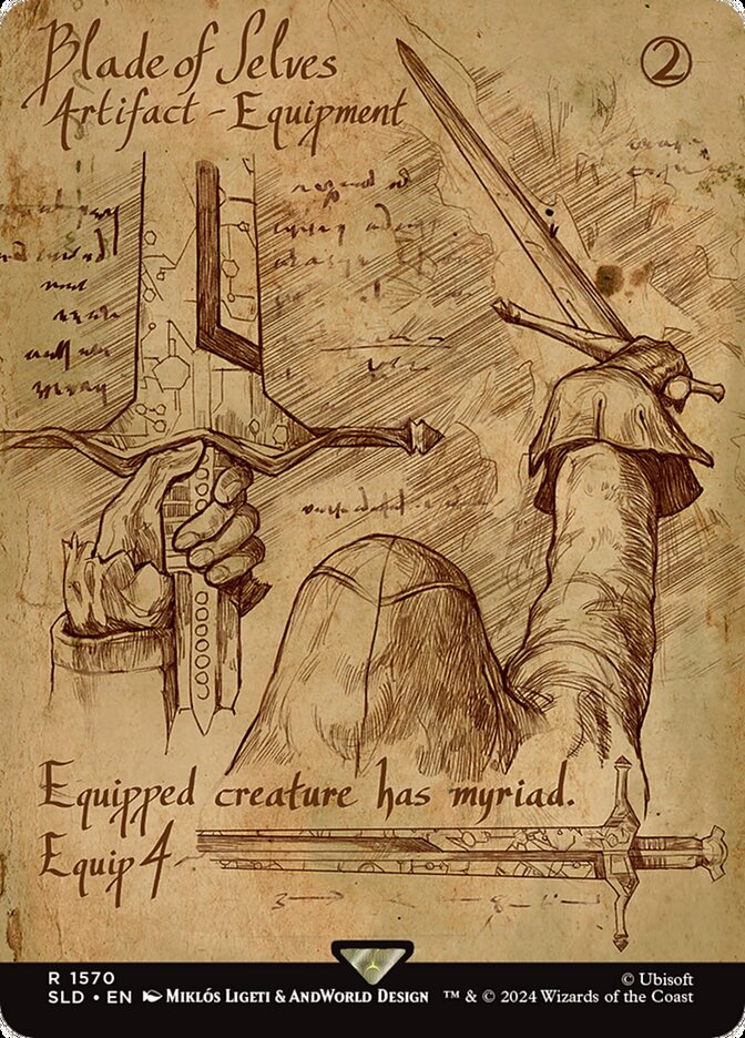 Blade of Selves – Rare Magic: The Gathering card from Secret Lair Drop (#1570)