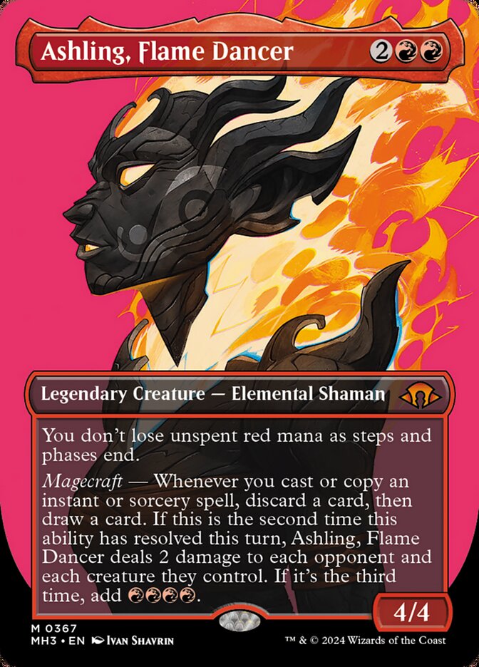 Ashling, Flame Dancer – Mythic Magic: The Gathering card from Modern Horizons 3 (#367)