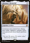 Akroma's Memorial – Mythic Magic: The Gathering card from Time Spiral Remastered (#262)