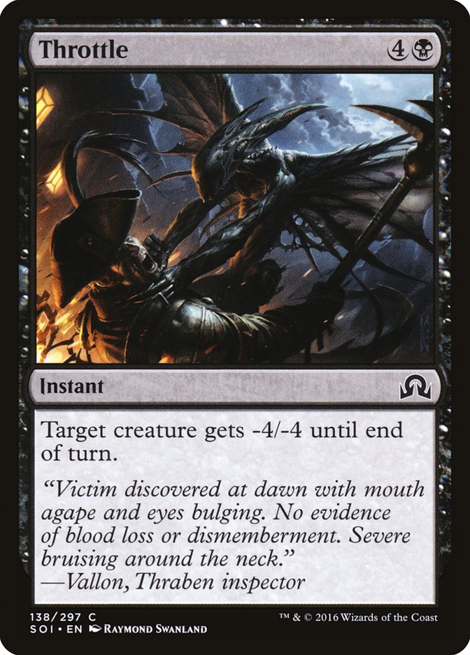 Throttle – Common Magic: The Gathering card from Shadows over Innistrad (#138)