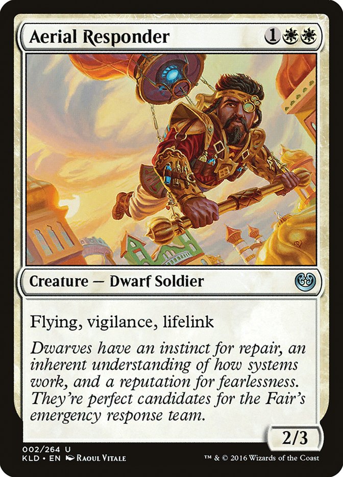 Aerial Responder – Uncommon Magic: The Gathering card from Kaladesh (#2)