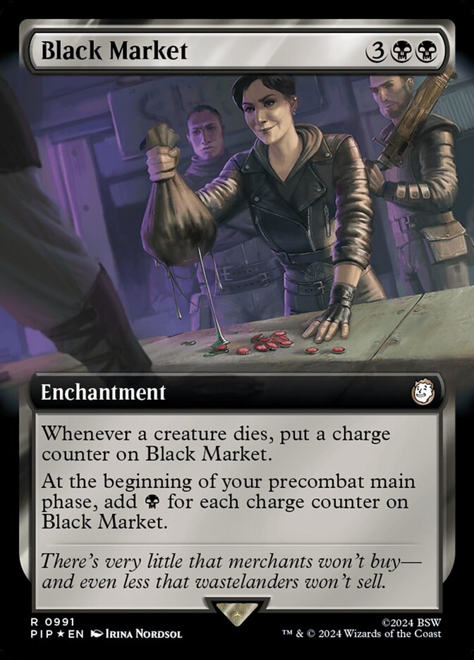 Black Market – Rare Magic: The Gathering card from Fallout (#991)