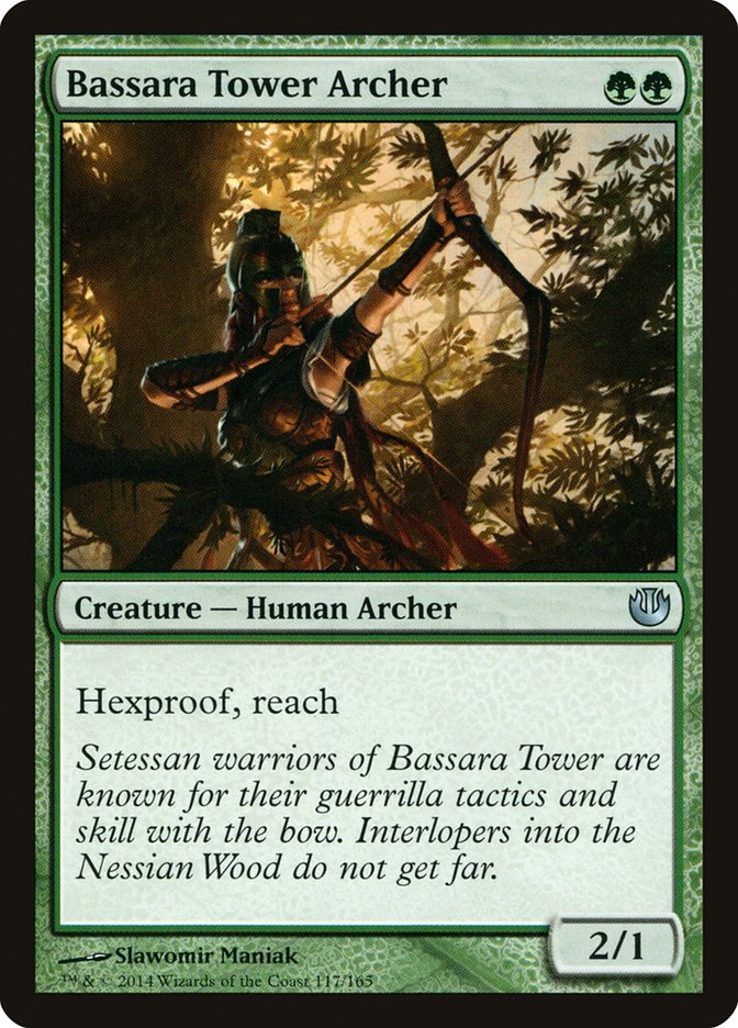 Bassara Tower Archer – Uncommon Magic: The Gathering card from Journey into Nyx (#117)