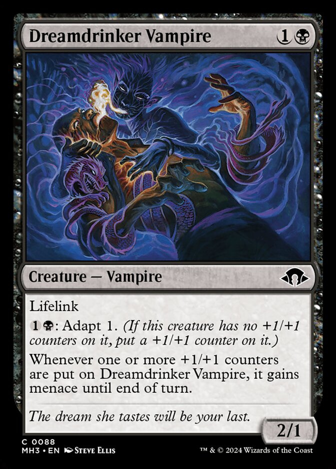 Dreamdrinker Vampire – Common Magic: The Gathering card from Modern Horizons 3 (#88)