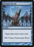 Ancestral Recall – Rare Magic: The Gathering card from Vintage Championship (#2005)