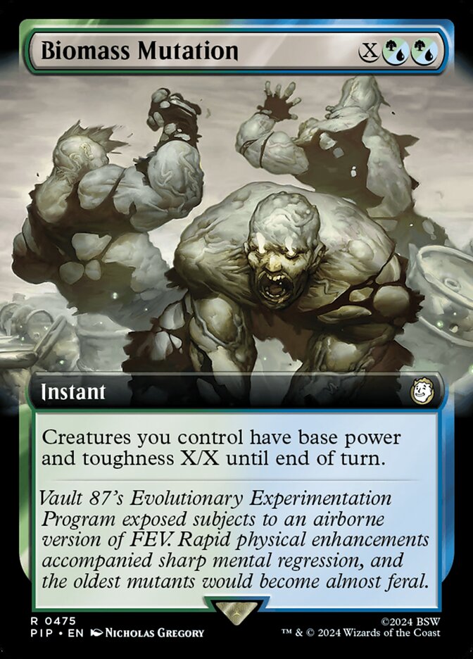 Biomass Mutation – Rare Magic: The Gathering card from Fallout (#475)