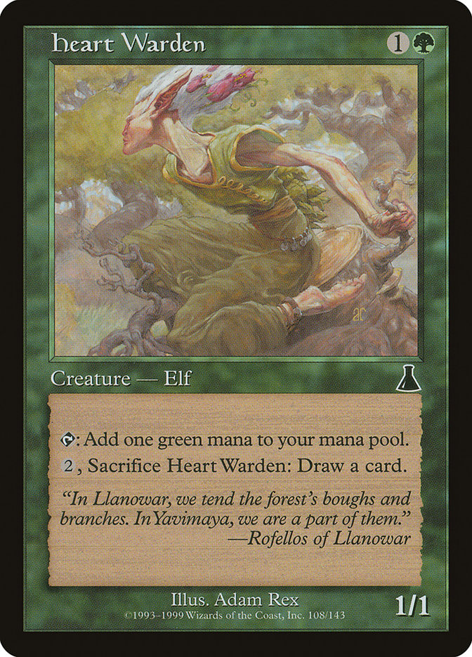 Heart Warden – Common Magic: The Gathering card from Urza's Destiny (#108)