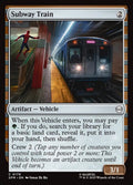 Subway Train – Common Magic: The Gathering card from Marvel's Spider-Man (#178)
